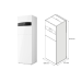 Šilumos siurblys oras-vanduo Ariston Nimbus R32, Compact, 120 S T Net 13.87 kW Φ3, su integruotu 177l vandens šildytuvu ir Wi-Fi